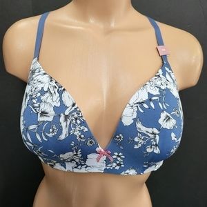 Cacique 32D Simply Wire Free Plunge Racerback Bra - NWOT